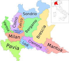 Per un'immediata consultazione segue l'elenco delle città capoluogo di provincia, o capoluoghi in passato. Map Of Region Of Lombardy Italy With Provinces En Svg Learning Italian Lombardy Map