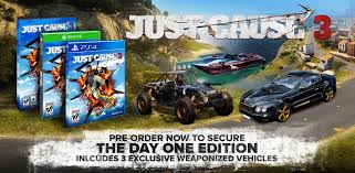The air, land and sea expansion pass includes 3 incredible dlc packs and exclusive flame wingsuit and parachute skins, which no fan will want to miss! Just Cause 3 Special Editions A Comparison Of Differences Special Editions A Comparison Of Differences