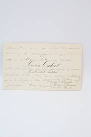 Quittes enfin de cette vie pour la mort (.) nous touchons à la vie totale, définitive. Carte De Visite Signee Il Est Temps De Quitter Paris Nous Avons Tous Besoin De L Air De La Campagne By Cabat Louis Pas De Couverture 1886 Signed By Author S Librairie