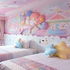Kawaii Box On Instagram This Pastel Little Twin Stars Room In Tokyo S Keio Plaza Hotel Will Make Anyone Fee Kawaii Bedroom Kawaii Room Ideas Kawaii Room