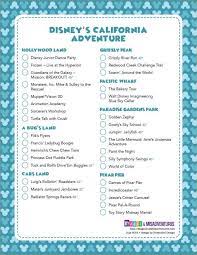 Wdw Attraction Checklist Dca Disneyland Vacation Planning Disneyland Rides Disneyland Vacation