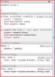 This module covers text decoration, i.e. Chrome User Agent Stylesheet Overwriting My Site Style Stack Overflow