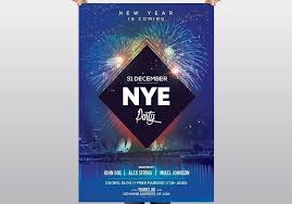 Fiesta de fin de ano 2020 flyer. 2020 Nye Party Free New Year Psd Flyer Nye Party Psd Flyer Templates Flyer