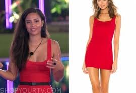 Love Island Usa Season 1 Episode 1 Kyra S Red Bodycon Dress Shop Your Tv