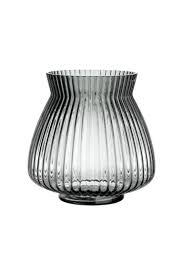 Jarron De Vidrio Gris Grafito Home All H M Mx Vase Glas