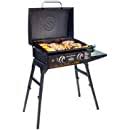 It also has a side shelf to. Amazon Com Blackstone 1819 Griddle And Charcoal Combo Black Patio Lawn Garden
