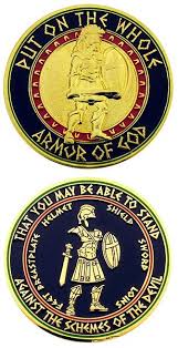 Armor Of God Challenge Coin Challenge Coins Armor Of God Coins