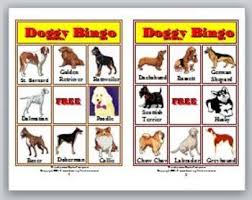 Doggy Bingo Game Doggy Bingo Games Dog Games