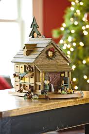 Woodland Cabin Advent Calendar Wooden Advent Calendar Wood Advent Calendar Advent Calendar House