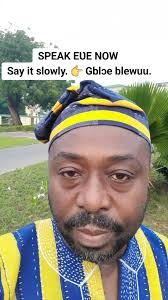 EƲE for "Say it again." 👉 Gblɔe blewuu. #speakEWEnow #EWElanguage #En...