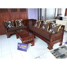 Salah satunya adalah kursi tamu minimalis. Kursi Kayu Jati Sudut Murah Buduran Sidoarjo Shopee Indonesia