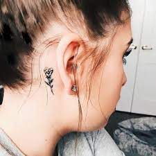 33 Behind The Ear Tattoos You Won T Find Anywhere Behind The Ear Tattoos Ear Tattoo Tattoos