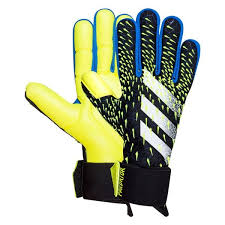Adidas handschuhe ac gloves logo. Adidas Torwarthandschuhe Predator 20 Competition Superlative Schwarz Blau Gelb Www Unisportstore De