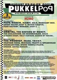 There's a pukkelpop / leeds and reading sized hole in vampire weekends tour schedule but that also applies to rock. Pukkelpop 2001 At Kiewit Hasselt On 23 Aug 2001 Last Fm