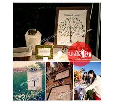 婚禮指紋簽到畫創意結婚簽名樹畢業年會公司婚慶手印框裝飾本用品 wedding flowers wedding book cover