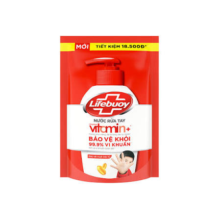 Nước Rửa Tay Lifebuoy Vitamin+ Bảo Vệ Vượt Trội