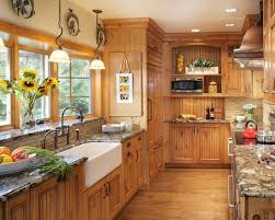 Maybe you would like to learn more about one of these? Furniture Traditional Kitchen With Pine Cabinets Also White Sink And Classic Faucet Design Also Country Kitchen Designs Pine Kitchen Cabinets Kitchen Remodel