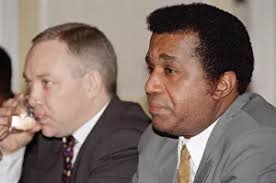 Frank Maloney with Emanuel Steward Print, 23rd January 1995. Art Prints,  Posters & Puzzles from Memory Lane