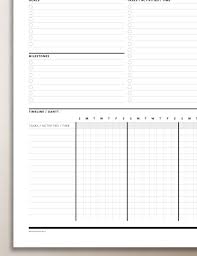 Project Planner Gantt Chart Productivity Planner Work