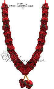 27 Rose Artificial Wedding Maroon Garlands Maala Garland 1 Piece Fabric Garland Garland Rose Garland