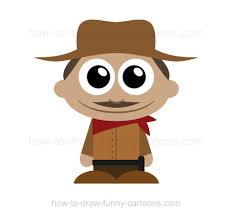 Finish the top of the hat. How To Draw A Cowboy