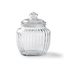 Anchor Hocking 85801 1 25 Qt Optic Jar With Lid Jar Storage Restaurant Supplies Decorative Jars