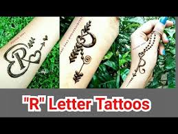 This k alphabet letter tattoo design looks pretty special made on the arms of this . New R Letter Mehndi Tattoo Alphabet R Tattoo Mehndi Designs 3 Beautiful R L Henna Tattoo Designs Simple Mehndi Designs For Hands Mehndi Designs For Fingers