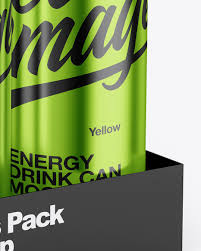 Download Box W Glossy Metallic Cans Mockup In Can Mockups On Yellow Images Object Mockups Yellowimages Mockups