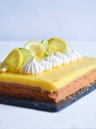 Tarte Au Citron Revisitee Sur Palet Breton Recette Citron Gateaux Et Desserts Recette Dessert