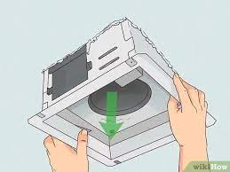 One electrician said i need a bigger box to hold weight of fan. How To Replace A Bathroom Fan With Pictures Wikihow