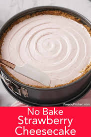 No Bake Strawberry Cheesecake Preppy Kitchen In 2020 Dessert Recipes Easy Fall Baking Recipes Baked Strawberries