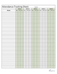 Annual leave tracker with a team dashboard, calendar, and printable employee reports. 40 Free Attendance Tracker Templates Employee Student Meeting