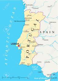 Create a custom my map. Portugal Political Map With Capital Lisbon National Borders Royalty Free Cliparts Vectors And Stock Illustration Image 29090801