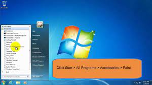 How To Take A Screenshot In Windows 7 And Save The File With Paint Paint Program Hacking Computer Take A Screenshot