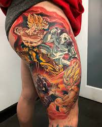 You'll be amazed to see how many anime fans you'll come across with such crazy. Dragon Ball Z Tattoo By Ry Myttoos Tattoos Piercings Facebook