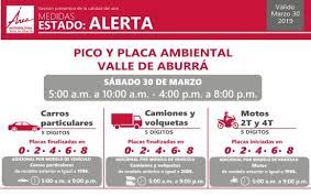 ¿cómo cambió el pico y placa en medellín? Regresa Pico Y Placa Extendido Por Danina Calidad Del Aire
