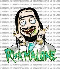 Rick Malone Rick And Morty Posty Zombie Leave Me Post Malone Im Not A Regular Mom I M A Posty Mom Post Malone Cartoon Sublimation Png Rick And Morty Rick And Morty