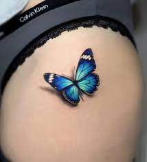 Done with a hint of blue, it's a unique piece unlike other similar butterfly tattoos. 20 3d Butterfly Tattoo Ideas
