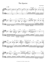 Alan Walker The Spectre Piano Sheet Music For Piano Solo Musescore Com
