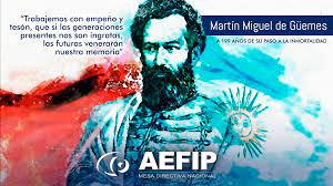 Buscar frases celebres y citas de: Aefip Mesa Directiva Nacional Un Hombre De La Emancipacion Americana Miguel Martin De Guemes