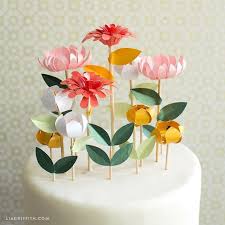 One Way To Add In A Little Floral Accent To A Wedding Or Celebration Is To Make Flower Cake Toppers The In 2020 Floral Cake Topper Flower Cake Toppers Diy Cake Topper