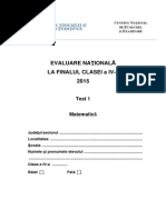 Examenul începe marți, 22 iunie, cu proba scrisă la limba și literatura română. Test 1 Subiecte Matematica Evaluarea Nationala De La Finalul Clasei A Iv A
