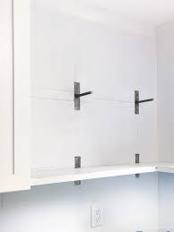 Wood shelves may need to be trimmed to accommodate the thickness of this clip. The Floating Corner Shelves In Our Kitchen All The Details Driven By Decor