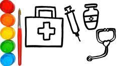 .menggambar mewarnai peralatan profesi dokter untuk anak, menggambar alat alat kedokteran dedy art, glitter medical instruments coloring pages for kids peralatan medis halaman mewarnai. 98 How Drawing Y TÆ°á»Ÿng Dibujo Video Hello Kitty