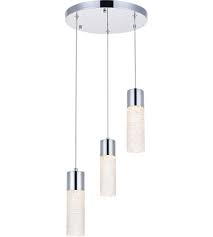 Elegant Lighting 5200d12c Constellation Led 12 Inch Chrome Pendant Ceiling Light