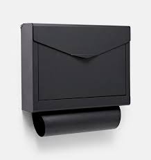 Modboxusa modern wall mounted mailbox, black by modbox usa, inc. Emily Bronze Locking Wall Mounted Mailbox