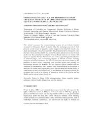 Pdf Sisters In Islam S Quest For The Reinterpretation Of The Qur An And Hadith An Analysis Of Their Views On Equality Women Judges And Polygamy