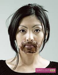 Marie Claire: Mouth, Head, Face • Ads of the World™