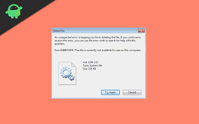 If you are using a shared computer, another user or program may be using the file/folder that you are trying to delete. How To Resolve 0x800710fe When Trying To Delete A File