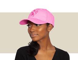 Pink Designer Trucker Caps DESIGNER BASEBALL CAP Hot Pink Gold Coast Couture